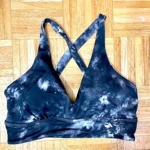NWOT Athleta Supernova Longline Plunge bikini top Sz. L